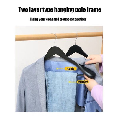 چوب لباسی مشکی چوبی