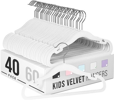 چوب لباسی مخملی طلایی